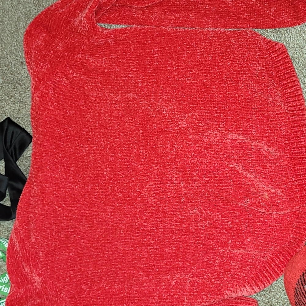 red hoodie